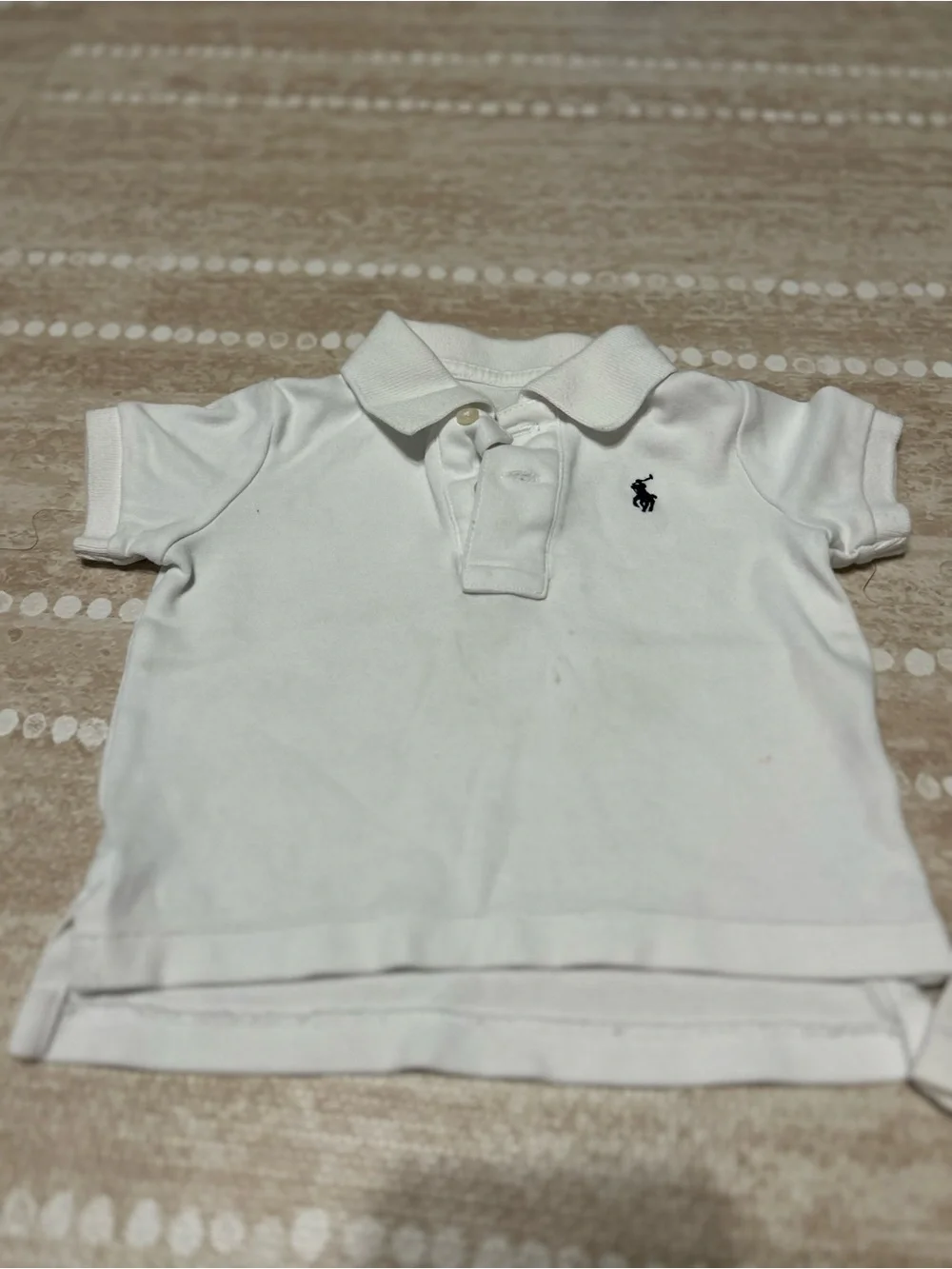 Ralph Lauren Kids White Polo & Tee Set with Navy Pony Logos